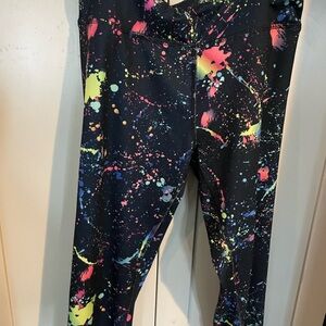 Kohl's Multicolor Splatter Kids Leggings